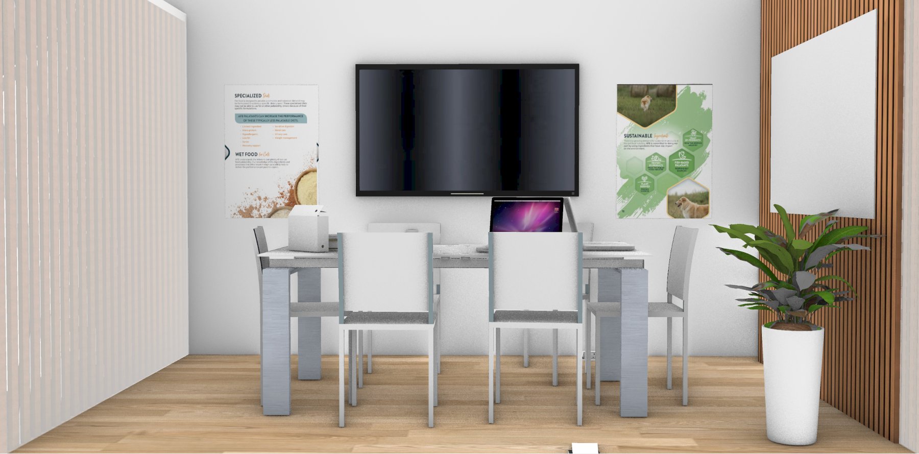 AFB International private meeting area render